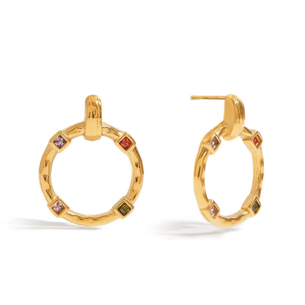 Prism Zircon Earrings