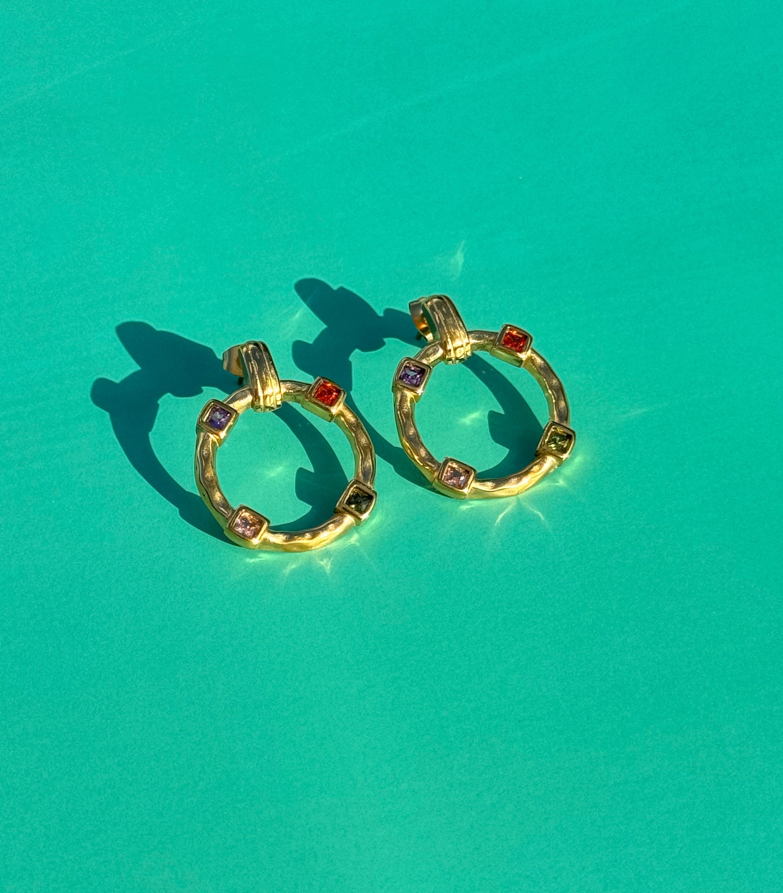 Prism Zircon Earrings