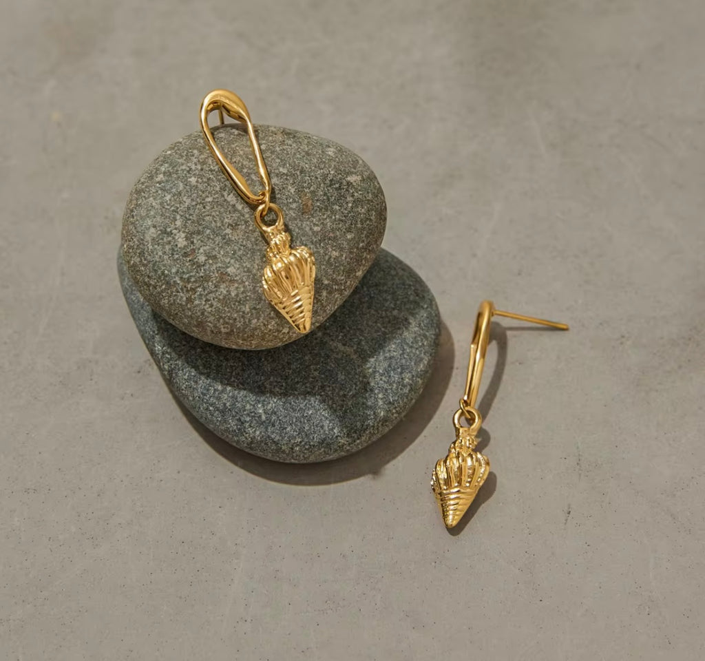 Conch earrings