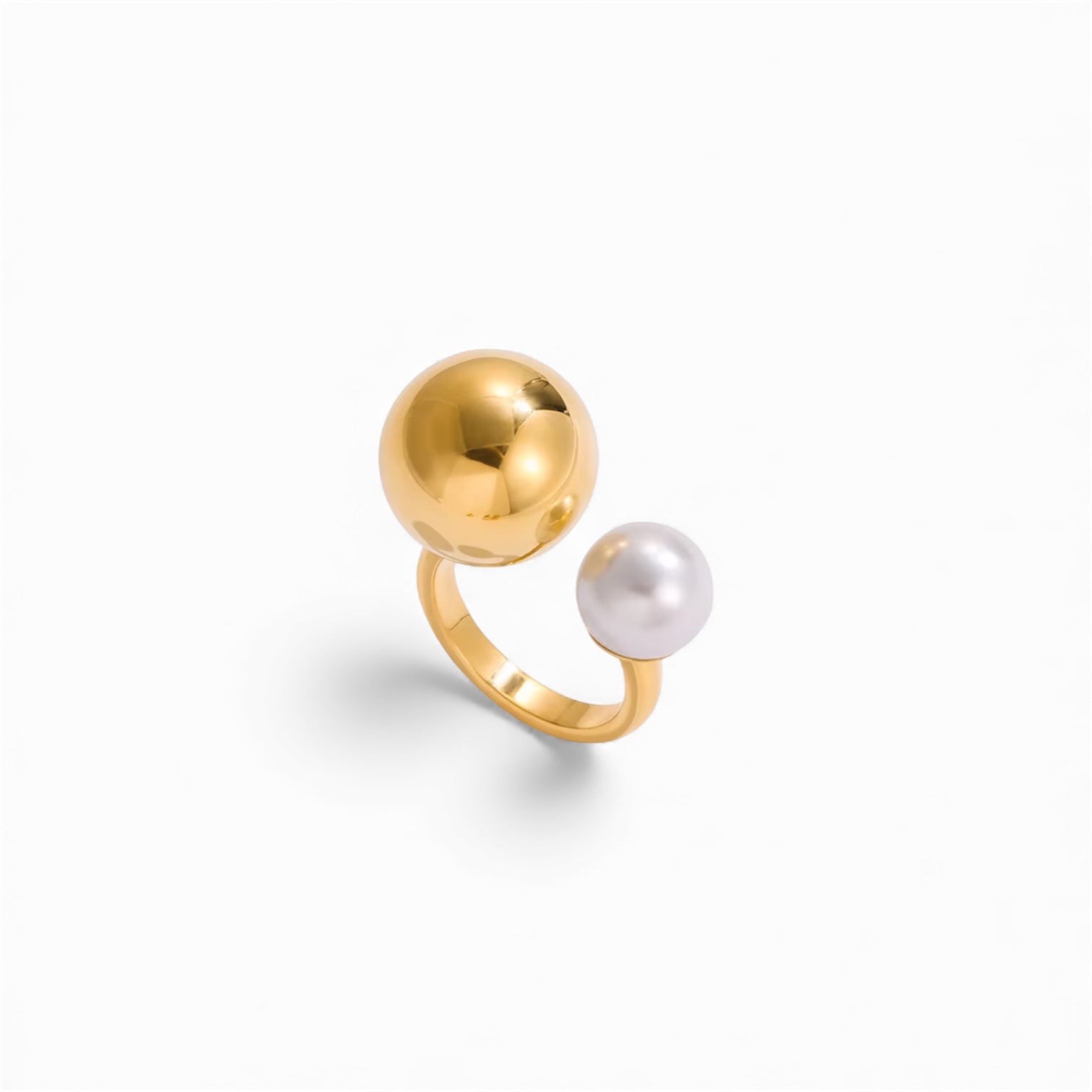 Orbit Pearl Ring